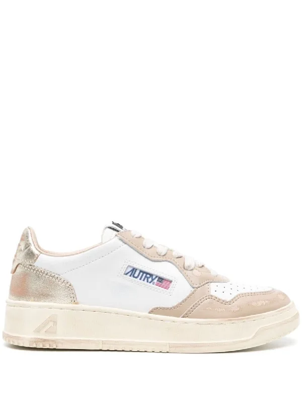 Autry Sup Vint Low Wom - Leat/Leat Shoes