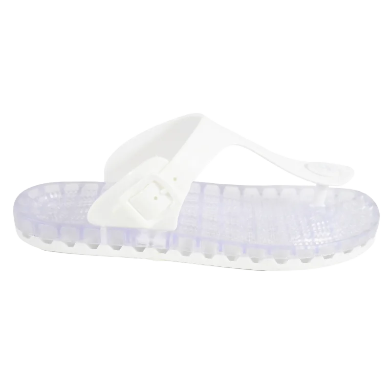 Taormina - Flamingo Thong Sandal - White