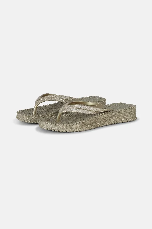 Flip Flop On Platform Sole - Platin