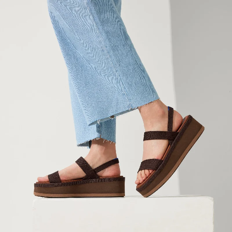 The Lightweight Wedge Sandal - Cardamom