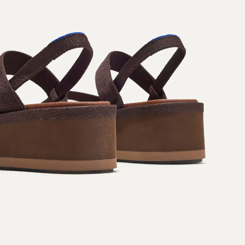 The Lightweight Wedge Sandal - Cardamom