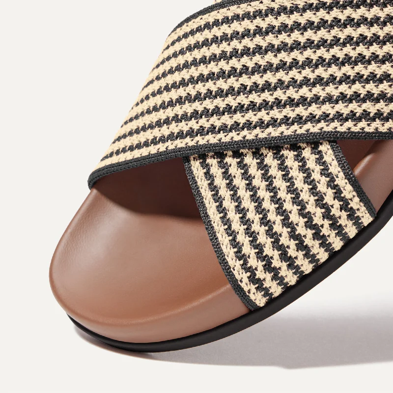 The Weekend Slide - Toffee Stripe