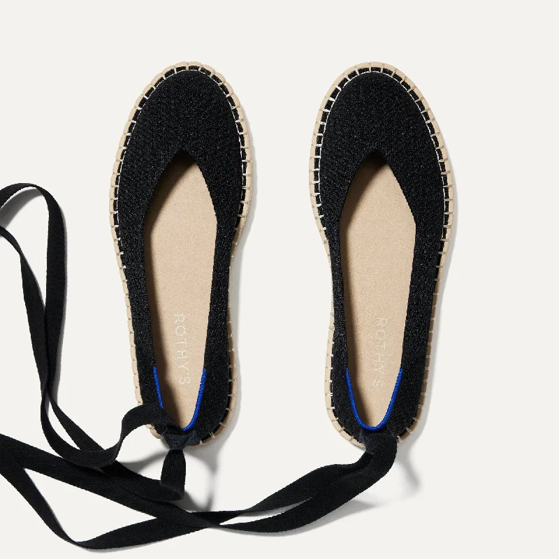 The Espadrille - Black