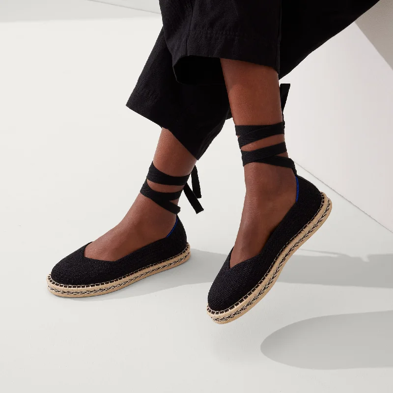 The Espadrille - Black