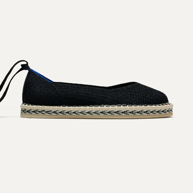 The Espadrille - Black