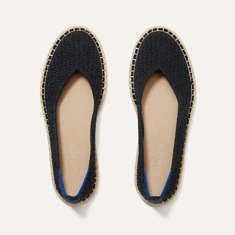 The Espadrille - Black