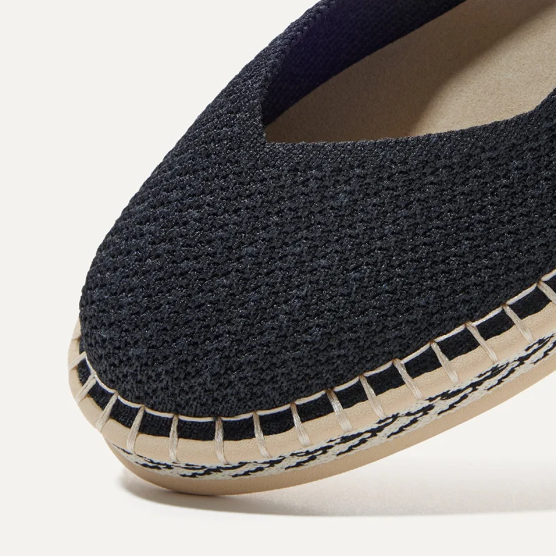 The Espadrille - Black