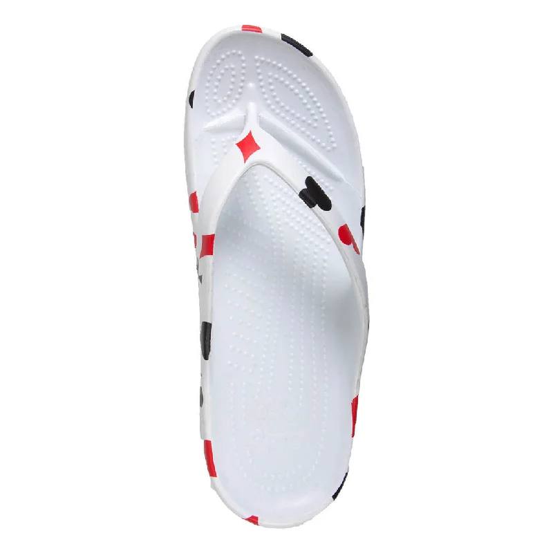 Women's Flip Flops - Hearts, Diamonds, Spades, Clubs