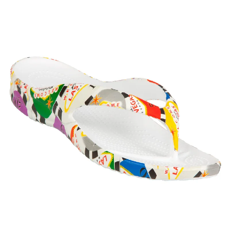 Women's Flip Flops - Poker Chips