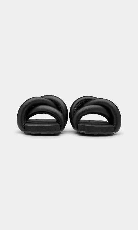 Tyre Slide Black Sandals