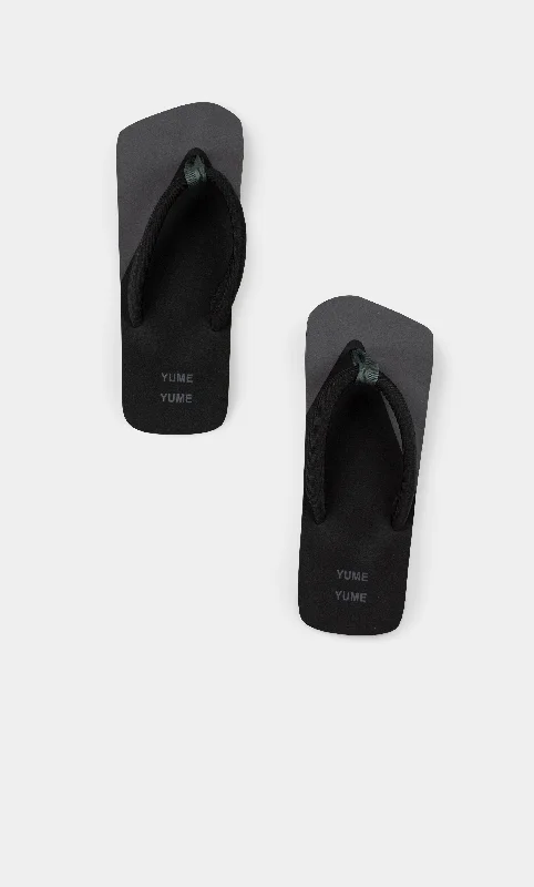 Xigy Asphalt Black Flip Flops