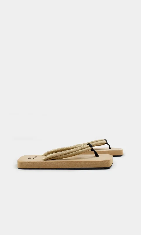 Xigy Cyber Tonal Beige Flip Flops