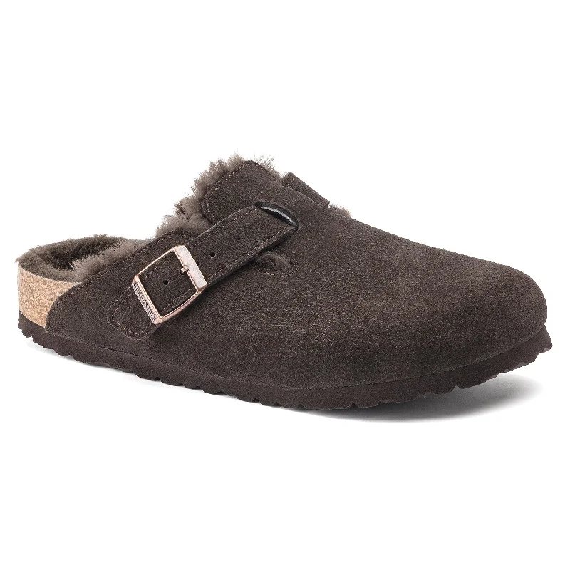 Mocha Suede Shearling / 36 EU (5 - 5.5 US) / Regular (Wide)