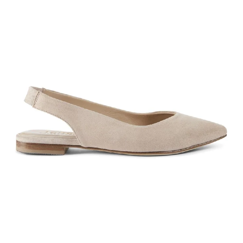 Eve Flat Leather Slingback - EVE / 26182326