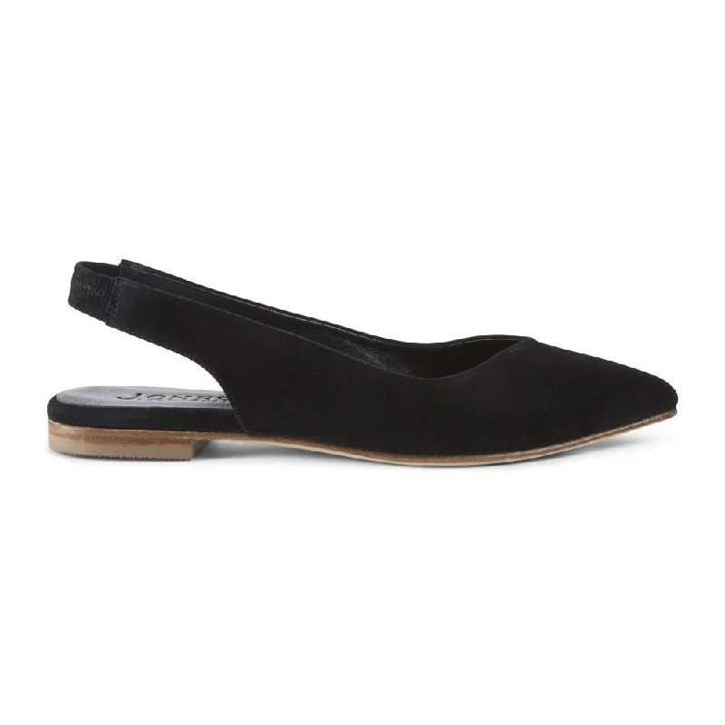 Eve Flat Leather Slingback - EVE / 26182326