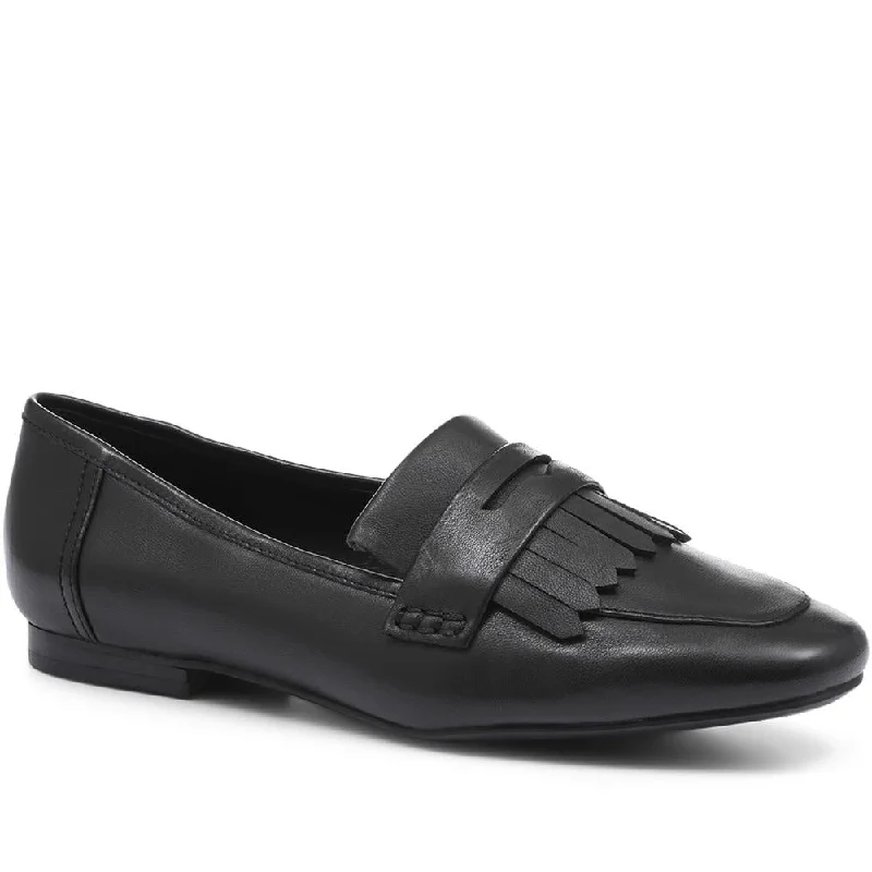 Flat Leather Penny Loafer - BEL31502 / 318 245