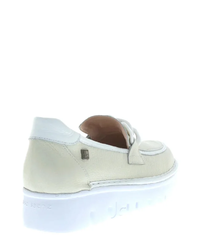 Jose Saenz 4425-BG Hielo-Blan Leather Casual