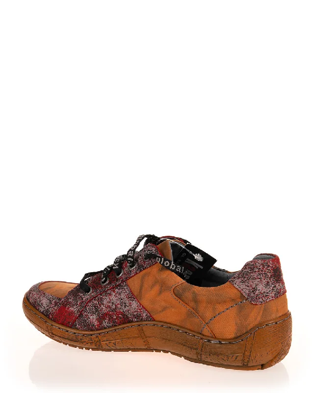 Kacper 24984 Orange Leather Low Casual