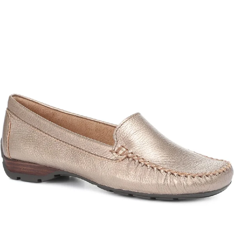 Leather Moccasin Loafer - GLO29511 / 314 612