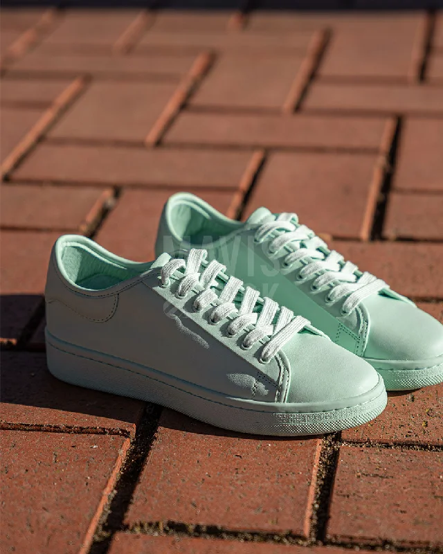 Minx Paris Matte Mint Leather Sneaker