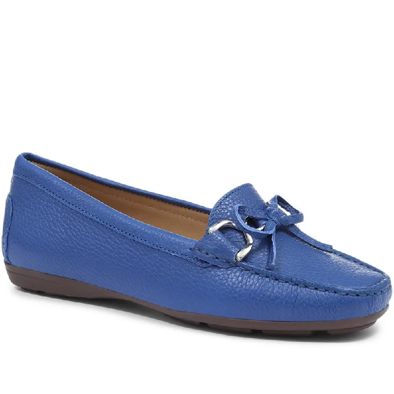 Tallulah Flat Leather Loafer Shoe - TALLULAH / 318 172