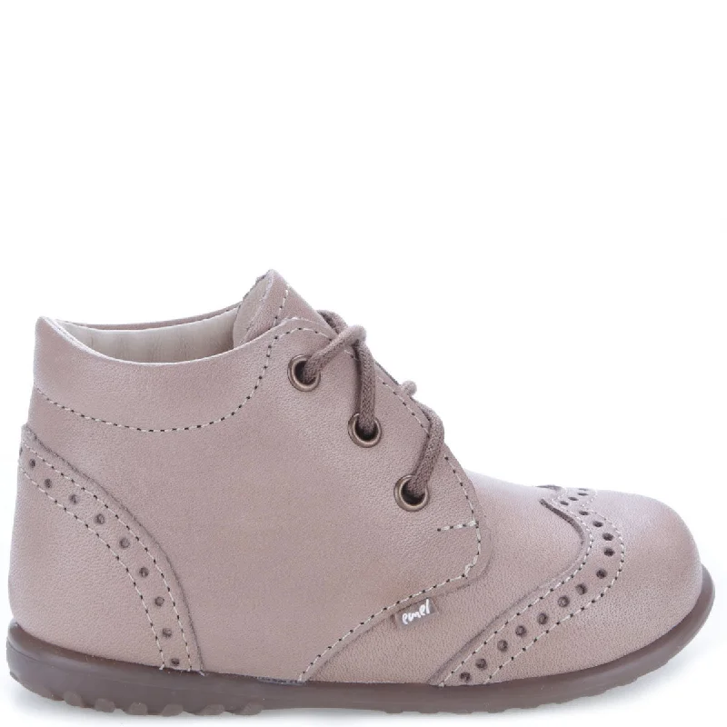 (1437-38) Emel Beige Lace Up Classics