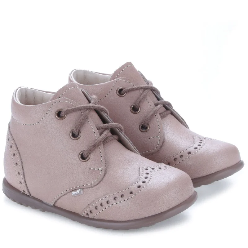 (1437-38) Emel Beige Lace Up Classics