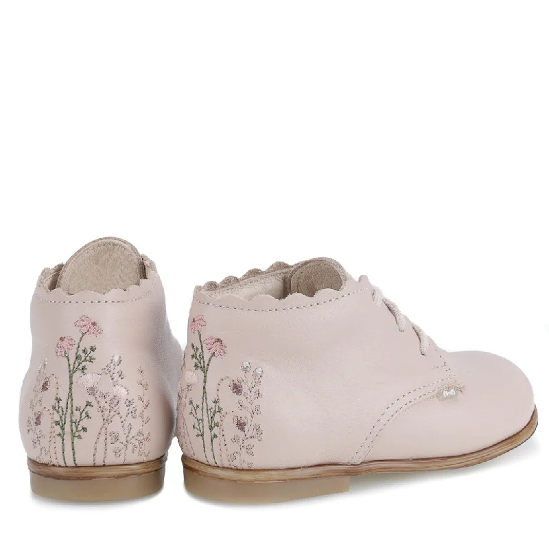 (1440D-8) Emel first shoes embroided flowers