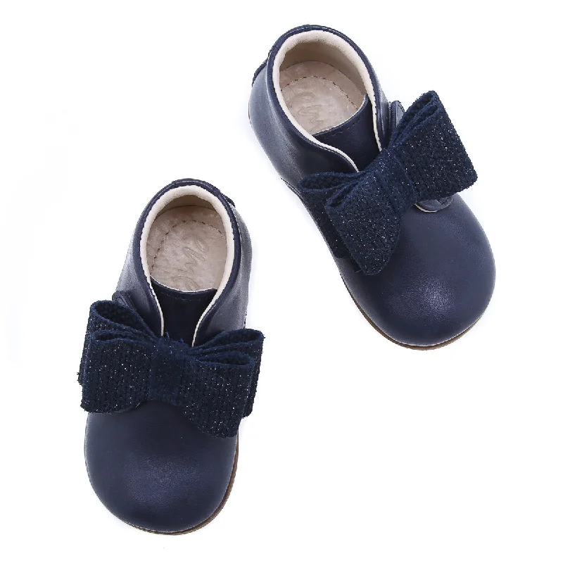 (1899-15) Emel blue bow velcro