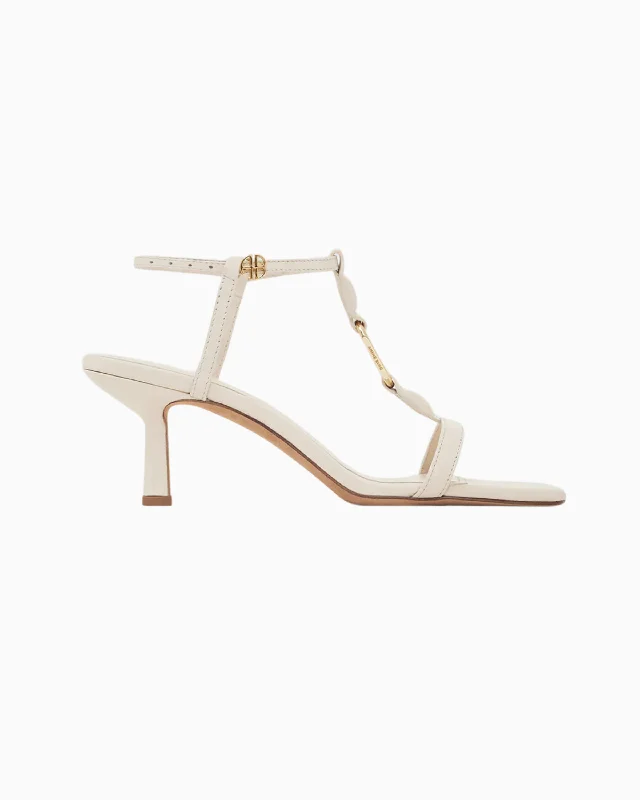 Anine Bing Kiera Sandals in Ivory