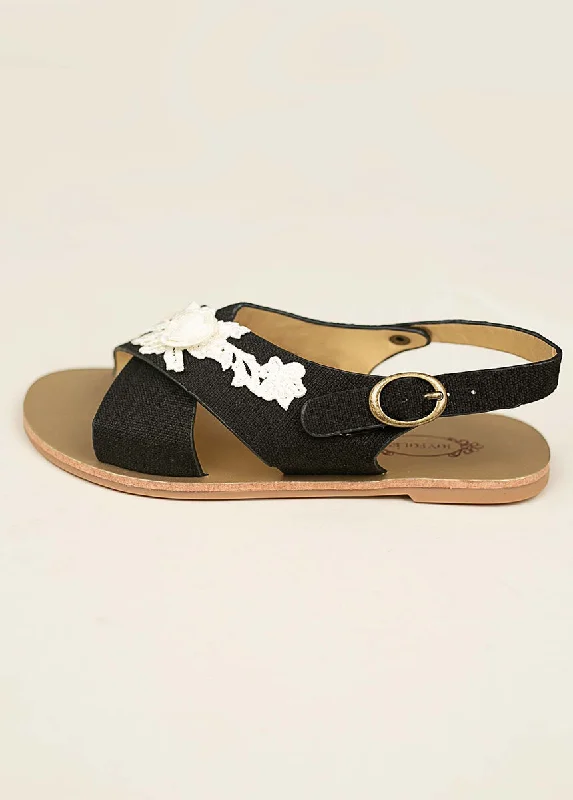 Aria Sandal in Black