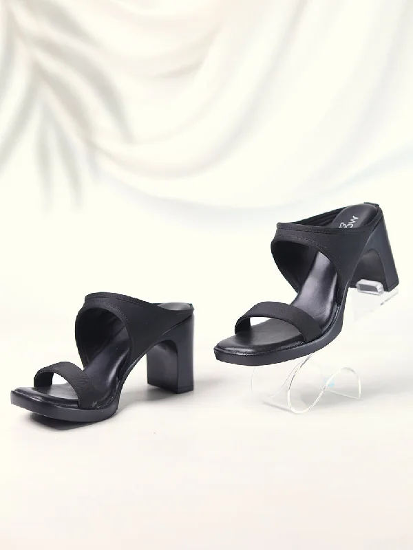 Darcy Black Block Heels