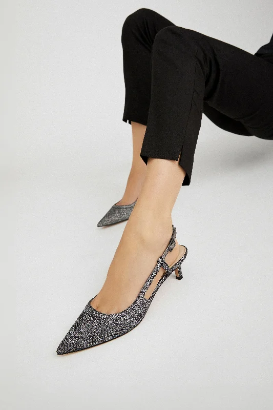 Deena 2 Low Heel - Pewter