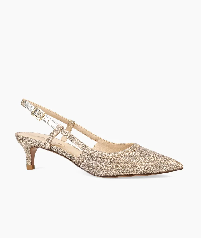 Deena 2 Low Heel - Gold