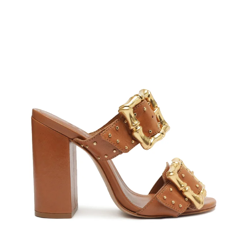 Enola Studs Leather Sandal