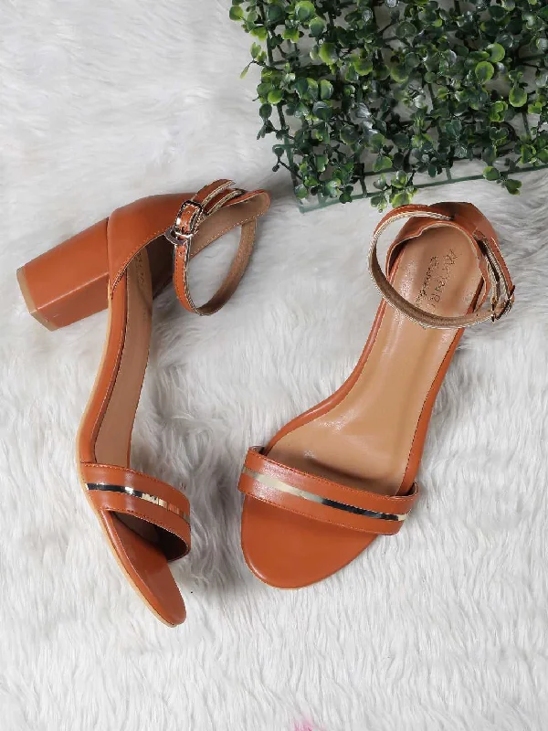 Gabriel Tan Block Heel