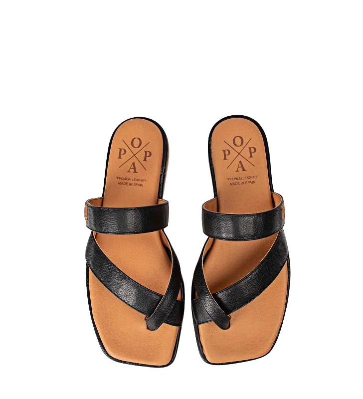 Lagos Black Sandal