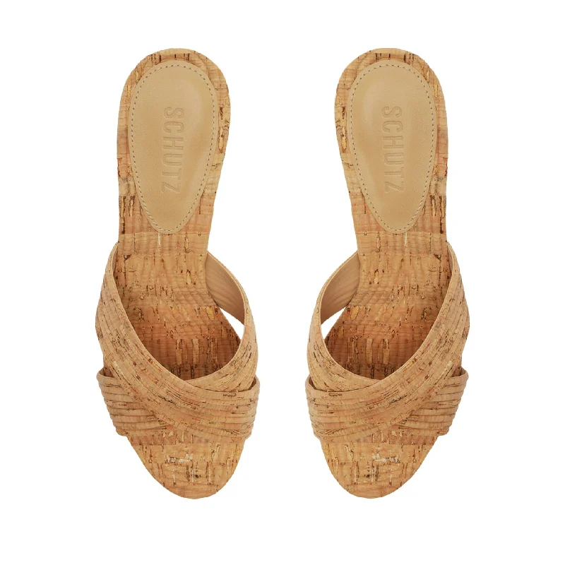 Latifah Mule Cork Sandal