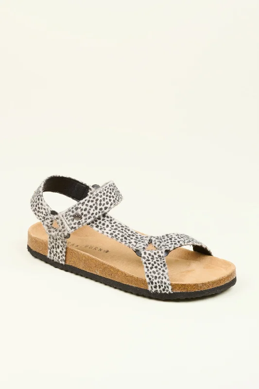 Leopard Strap Sandal