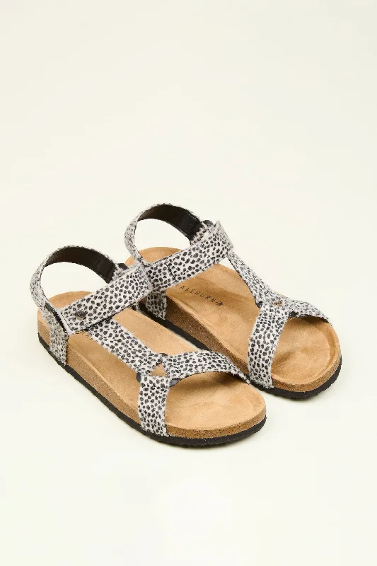 Leopard Strap Sandal