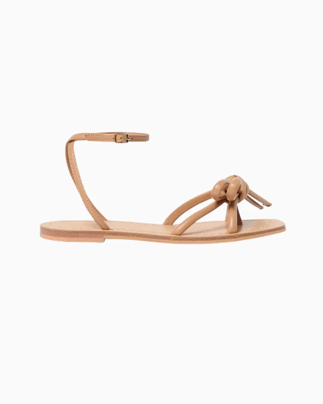 Loeffler Randall Henriette Bow Sandal in Natural