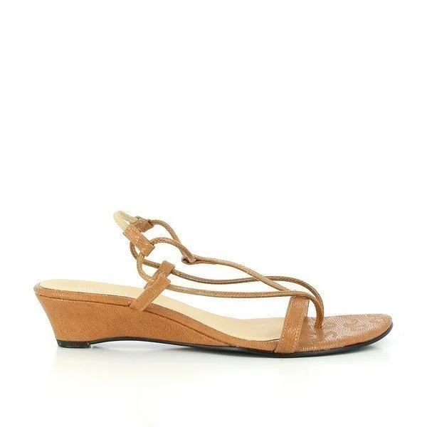 Misano Pepper Tan Wedge Heel