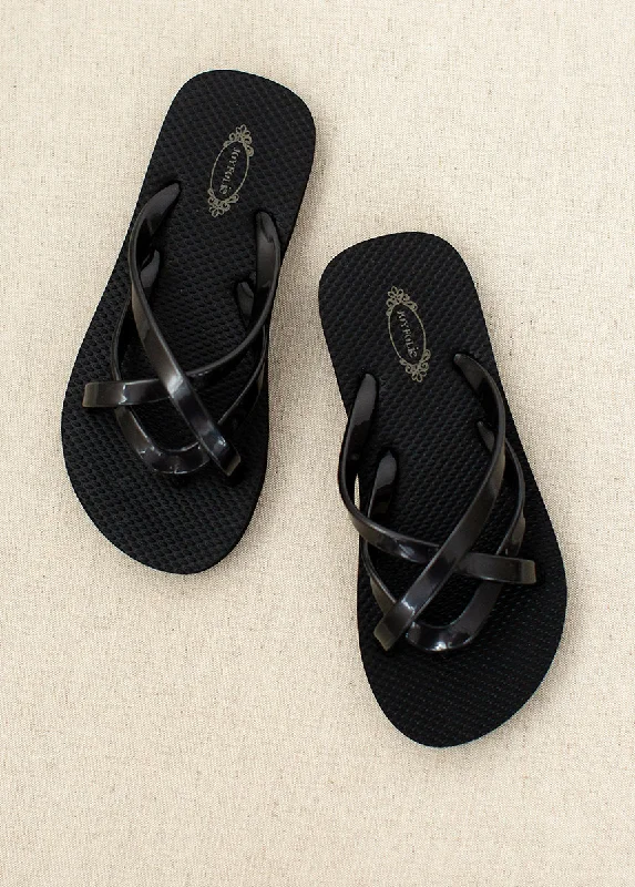 Elena Flip Flop in Black