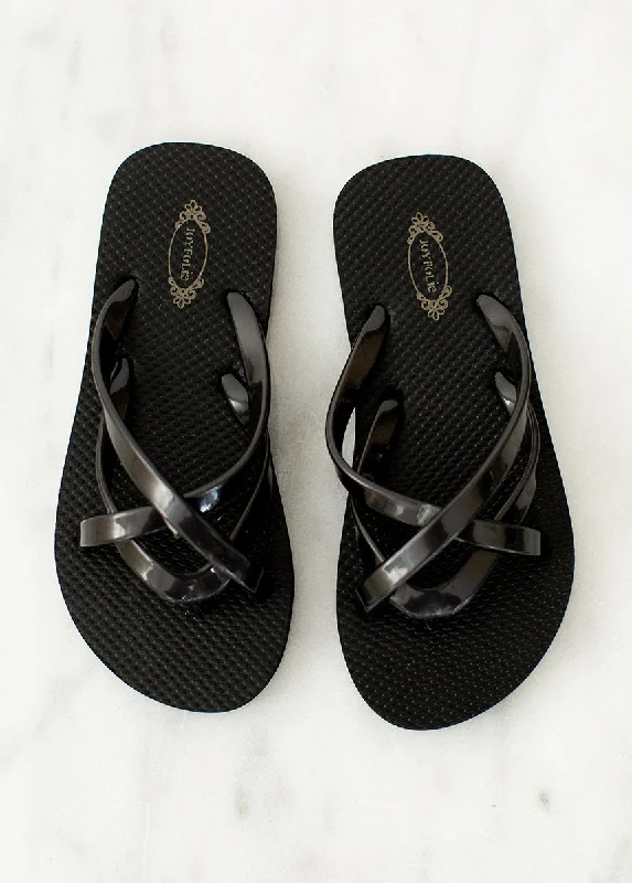 Elena Flip Flop in Black