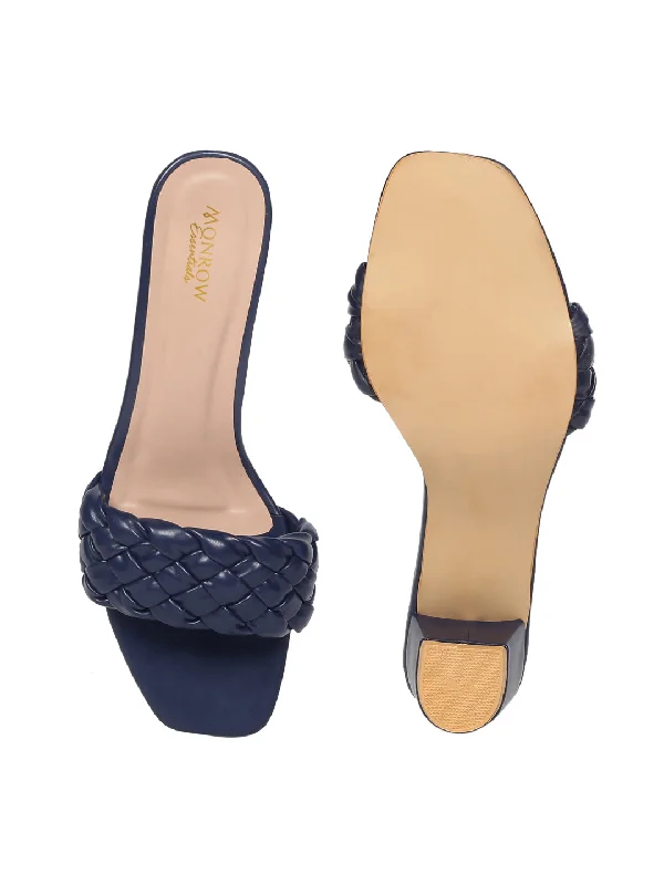 Opale Navy Blue Heels