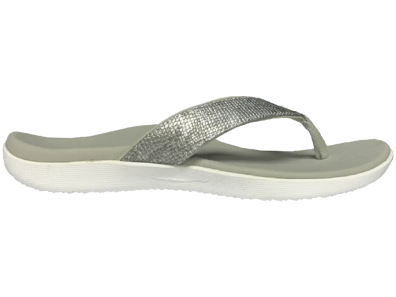 Orthaheel Womens Sonoma II Shimmer/Silver <BR> 24SON