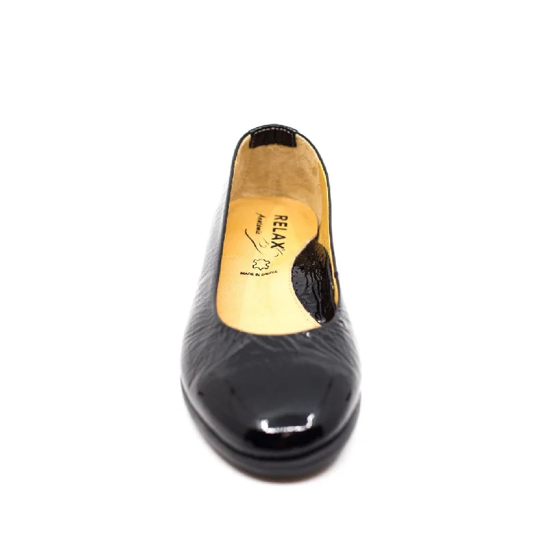 Relax 1118-03 Black Flat Pump