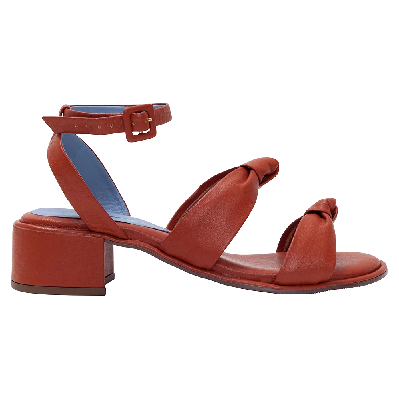 Ribbon Brown Sandals