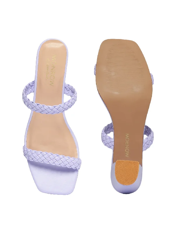 Swann Lavender Block Heels