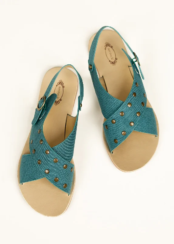 Women's Aria Sandal in Teal